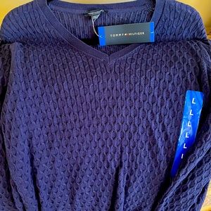 Tommy Hilfiger blue ladies sweater size Large